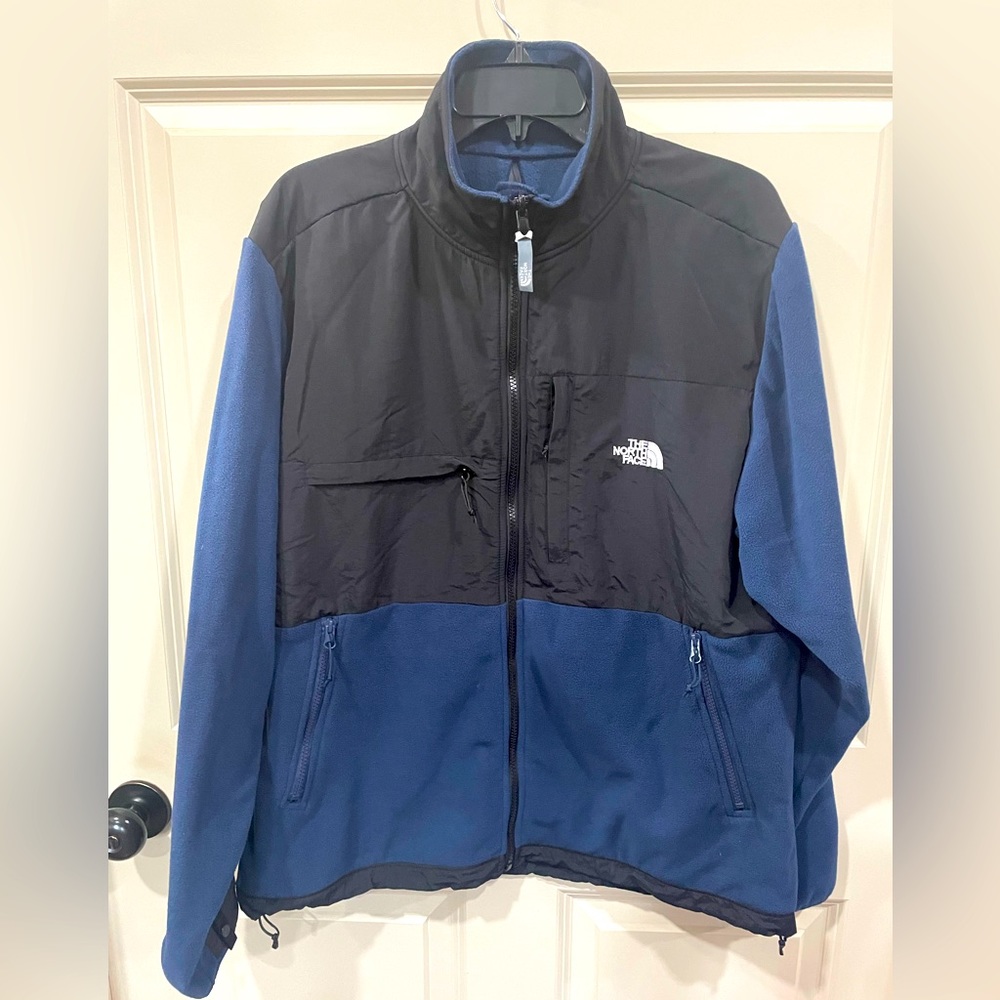 The North Face Denali Men’s Fleece Jacket Blue-Dark Gray